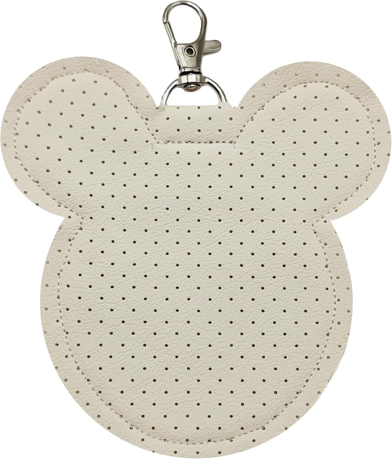 Paquete de 2 llaveros portátiles con diseño de pasador de oído para bolsas, mochila, colección comercial de parque