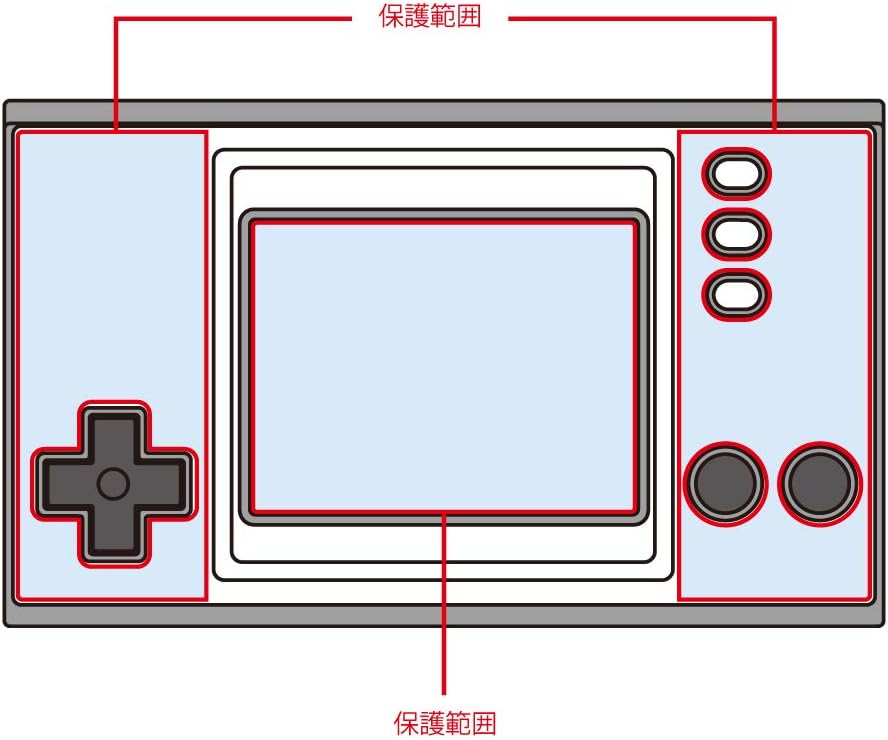 (GAME&WATCH SUPERMARIOBROS.用)ブルーライト低減 全体保護フィルム - GAME&WATCH SUPERMARIOBROS.