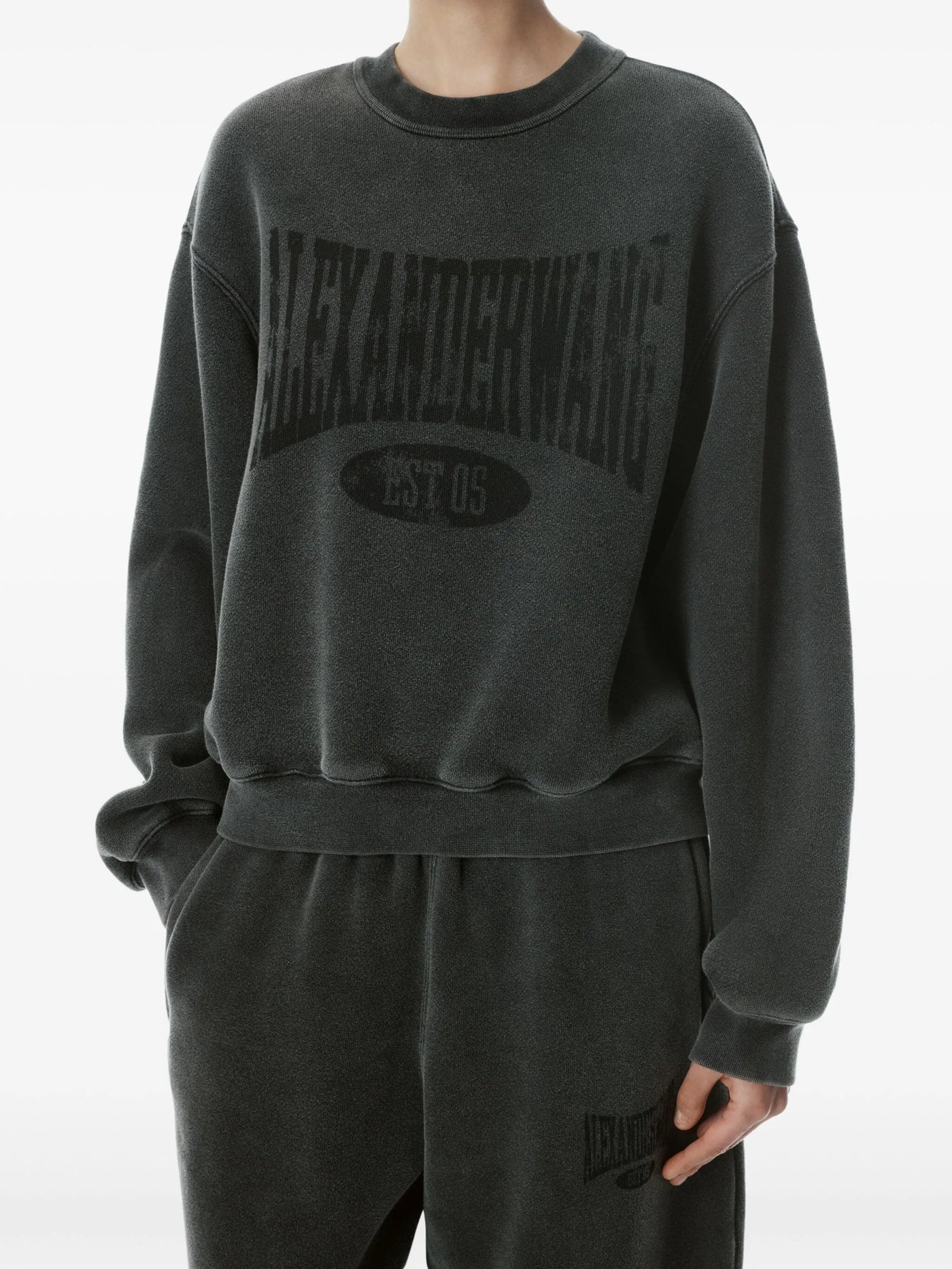 Alexander Wang アレクサンダーワングラフィッククルーネックスウェットシャツ - Image 2