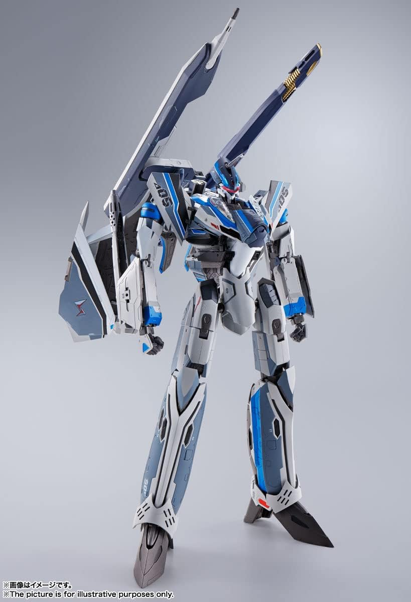 DX Chogokin Macross Δ Movie Version Absolute LIVE!!!!!! First Press Limited Edition VF-31AX Kairos Plus (Hayate Immerman Machine) Approx. 10.2 inches (260 mm), ABS & Die Cast & PVC Painted Action
