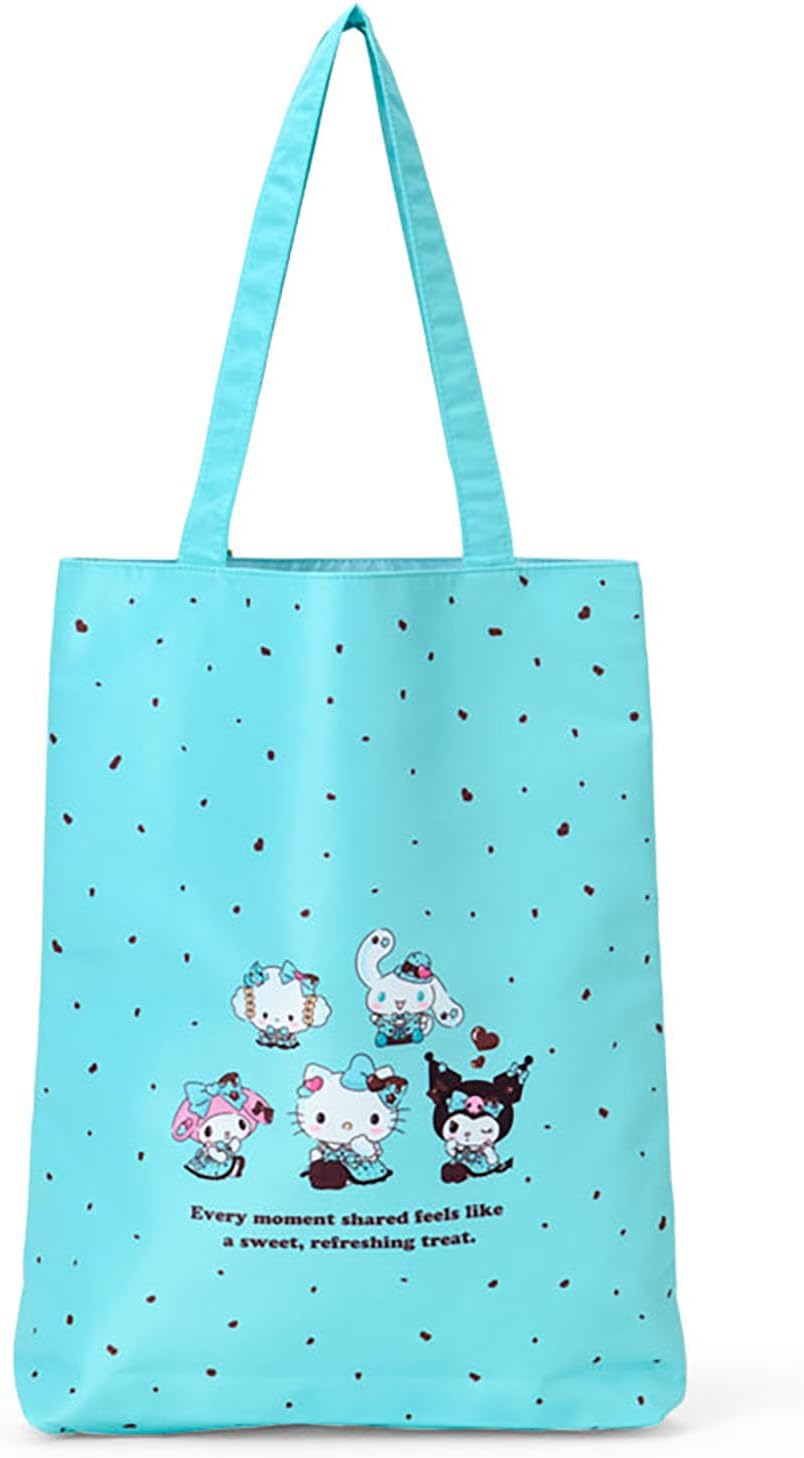Sanrio (SANRIO) Tote Bag (Chocolate Mint) Sanrio Characters Polyester, Cotton, ABS Resin A4 Size Suitable for ages 3 and up 444332