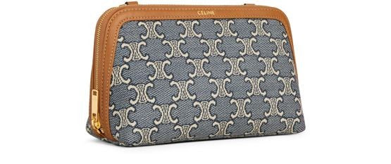 CELINE Clutch on chain in jacquard Triomphe all over - Image 2