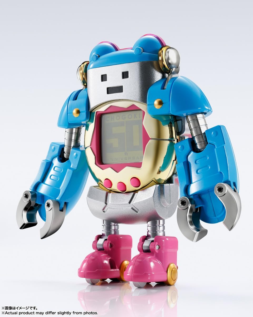 Tamashi Nations Super Alloy Chogokin Tamagotchirobo Approx. 3.9 inches (100 mm), ABS & Diecast, PC & SI, Painted Action Figure