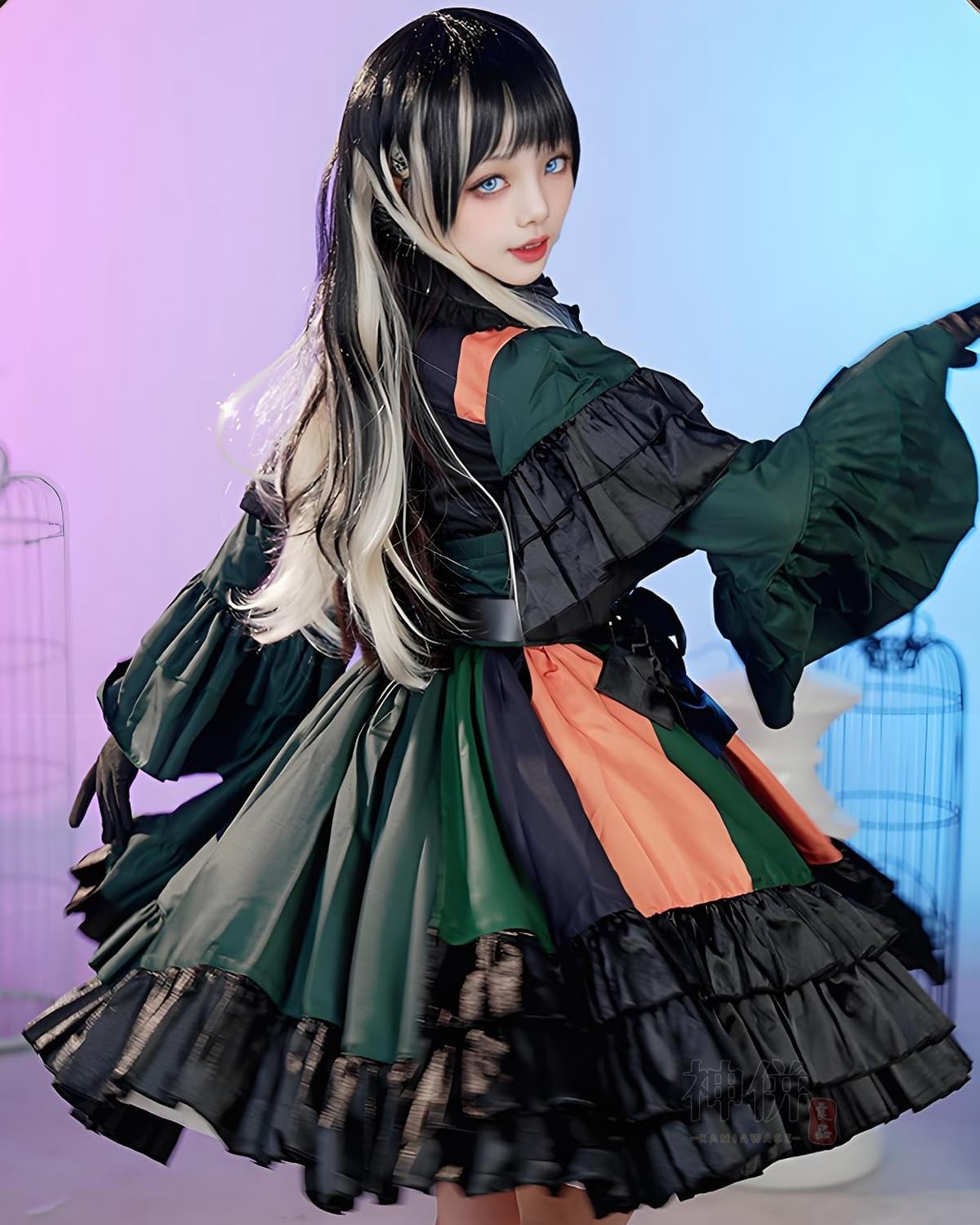 Kamiawase Ryohin Juufuutei Raden Cosplay Costume, Wig Included, Lolita Fashion, Hololive, Costume for Adults, Talent Show, Events, Stage Outfit, M