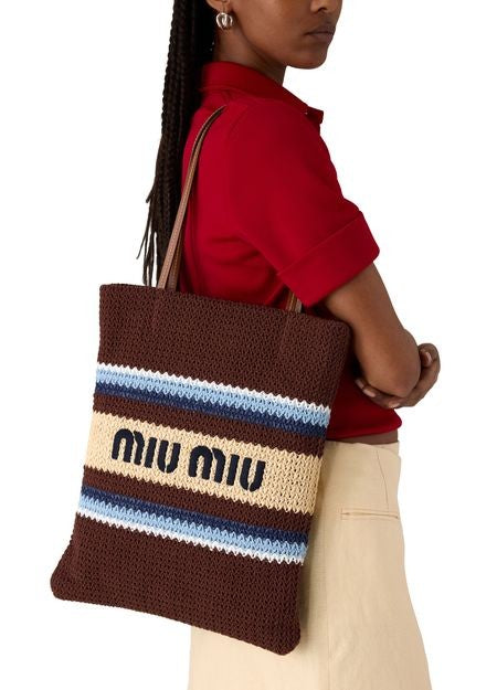 MIU MIU Crochet tote bag - Image 2