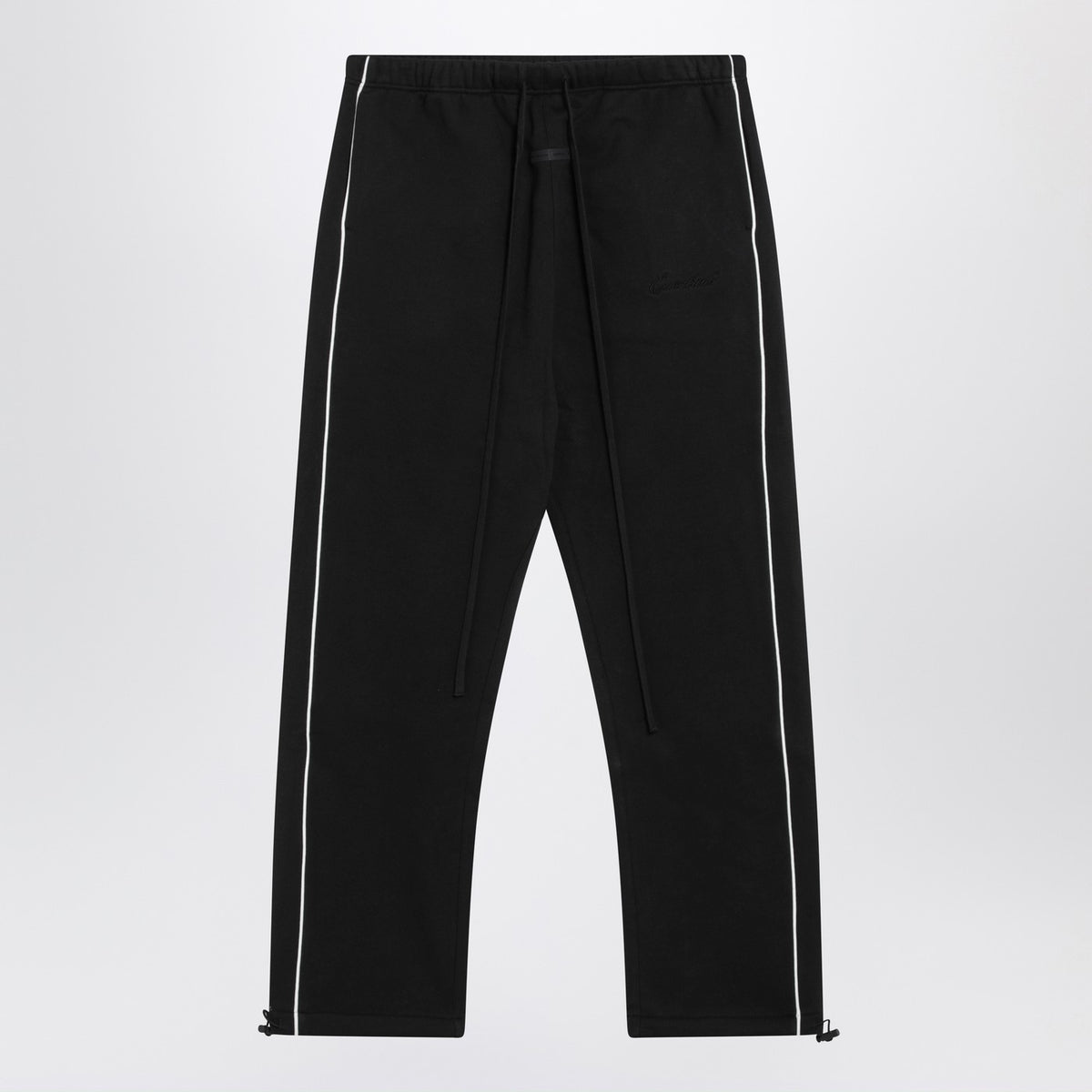 Fear Fear Of God Essentials コントラストトリム付きブラックジョギングパンツ - Image 2