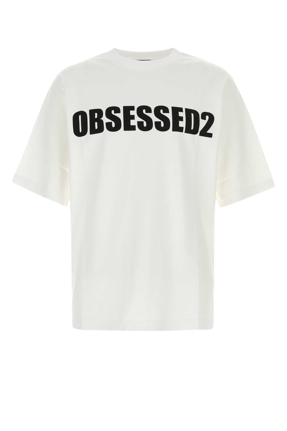 Dsquared2 ディースクエアード ホワイト コットン T シャツ - Image 2