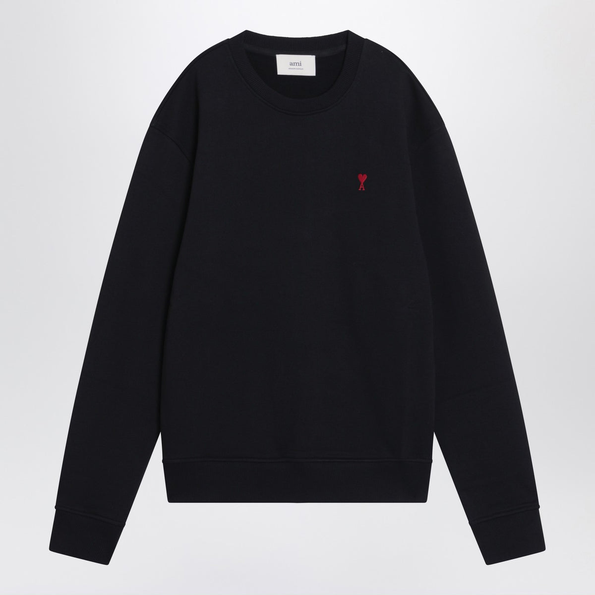 Ami Ami Paris Black Ami De Coeur Sweatshirt - Image 2