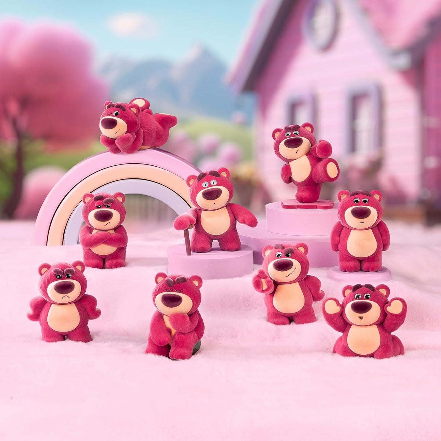 52TOYS LOTSO IT'S ME 2nd Series Blind Box Collectible Figure Toy Story 3 Movie Collaboration Toy Toy Flocked Figure Flocked Finish Painted