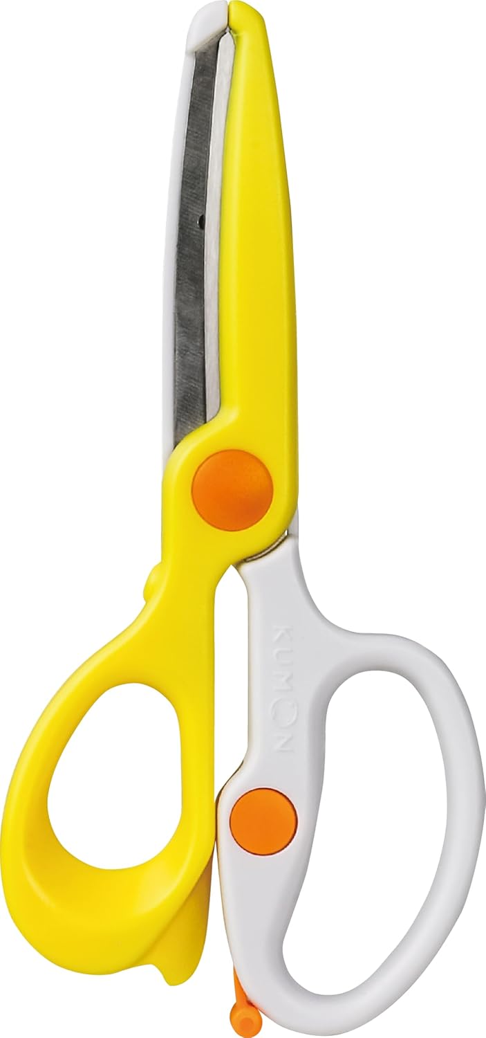 KUMON PUBLISHING AA-20 KUMON First Scissors for Left Hand, For Children, Educational Toy, For Ages 2 and Up, PL Law Endorsed
