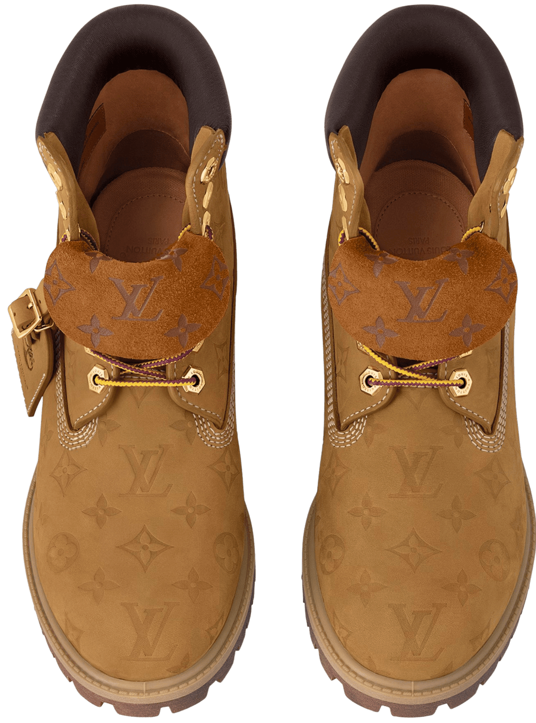 LOUIS VUITTON X TIMBERLAND 'WHEAT' BOOTS