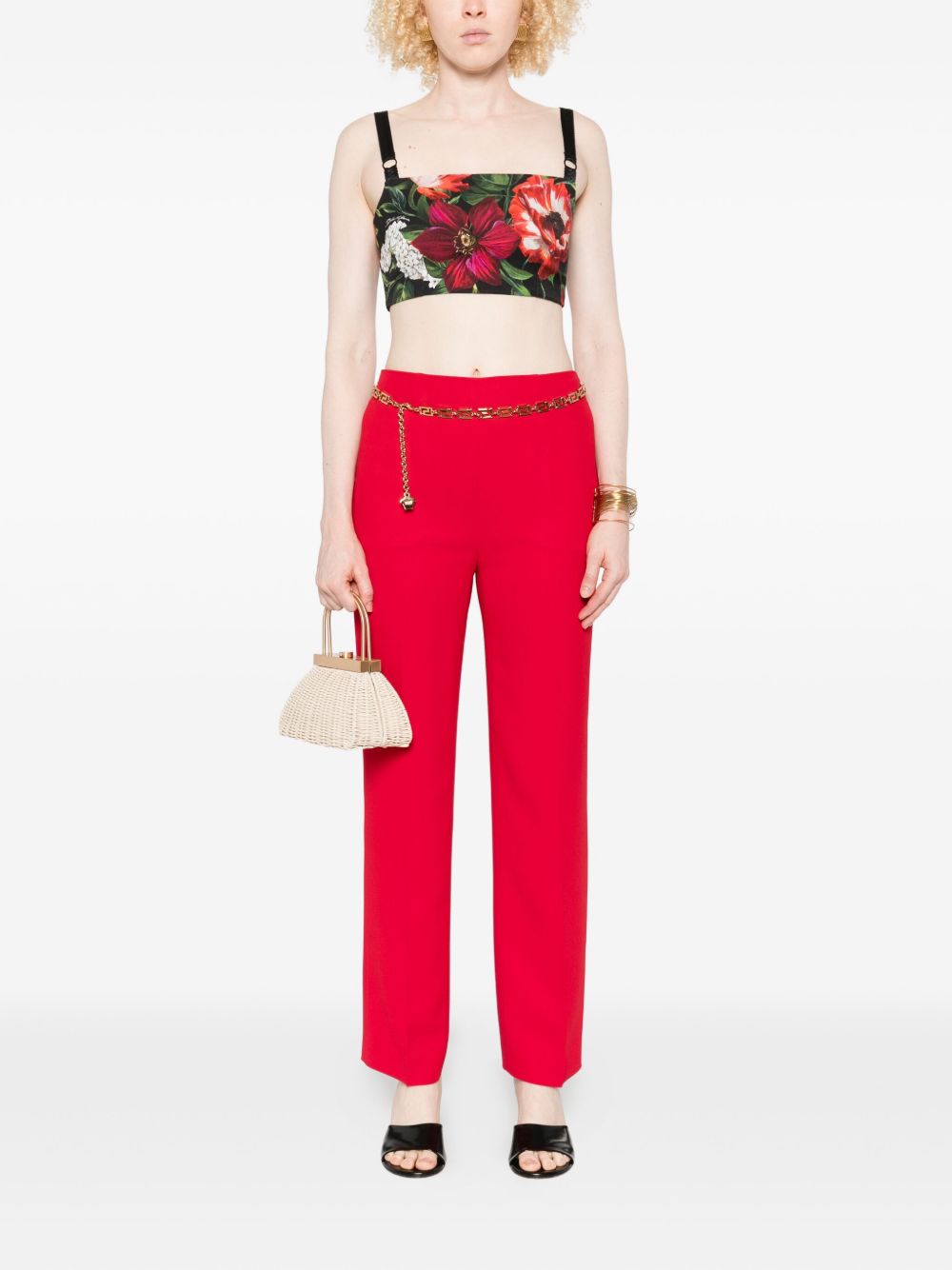 Dolce  Gabbana ドルチェとガッバーナの花のプリントドレス - Image 2