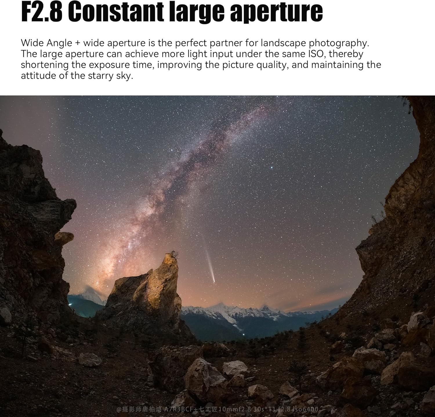 7artisans 10mm F2.8 II Full Frame Super Wide Angle Fisheye Lens with 185° Manual Focus for Leica/Panasonic/Sigma L Serise Mirrorless Cameras