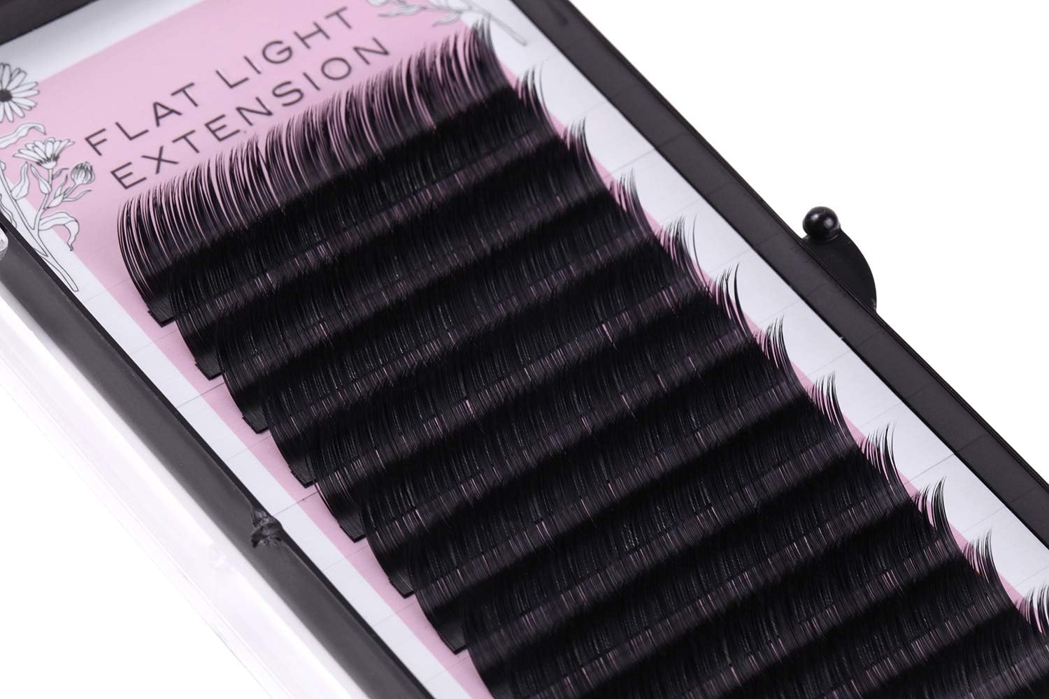 THREE JUICY Flat Lush Eyelash Extensions, J Curl, Thickness 0.15mm (13mm)