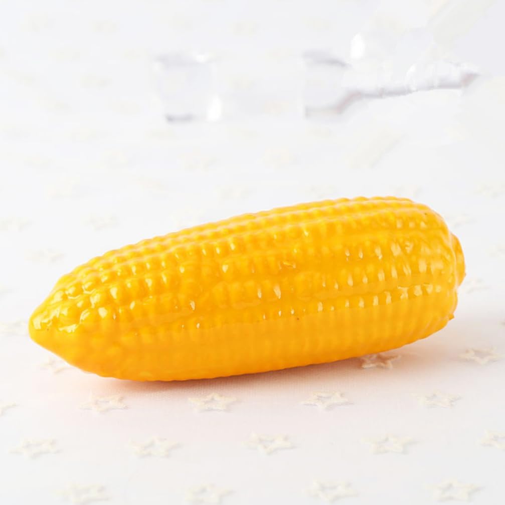 TOYMYTOY Vegetable Model Corn Food Sample Vegetable Decoration Vegetable Object Figurine Samples Toy Props DIY Decoration Model Set of 6