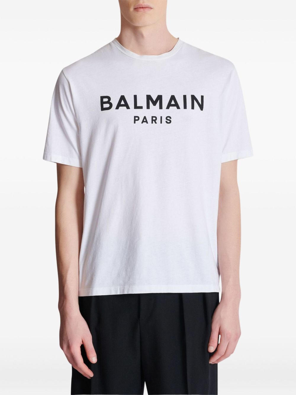 Balmain バルマンTシャツとポロスホワイト - Image 3