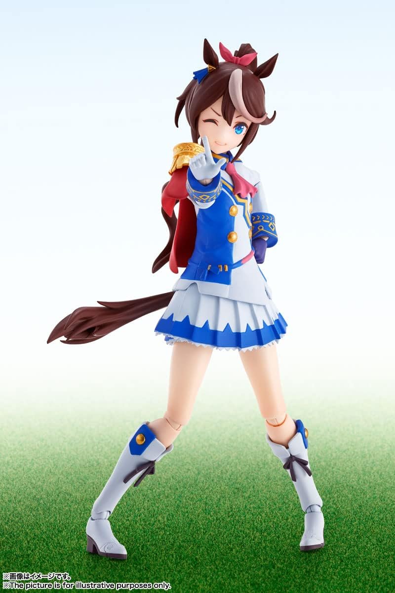 S.H. Figuarts Uma Musume Pretty Derby Tokai Teio Approx. 4.9 inches (125 mm), ABS & PVC Pre-painted Action Figure