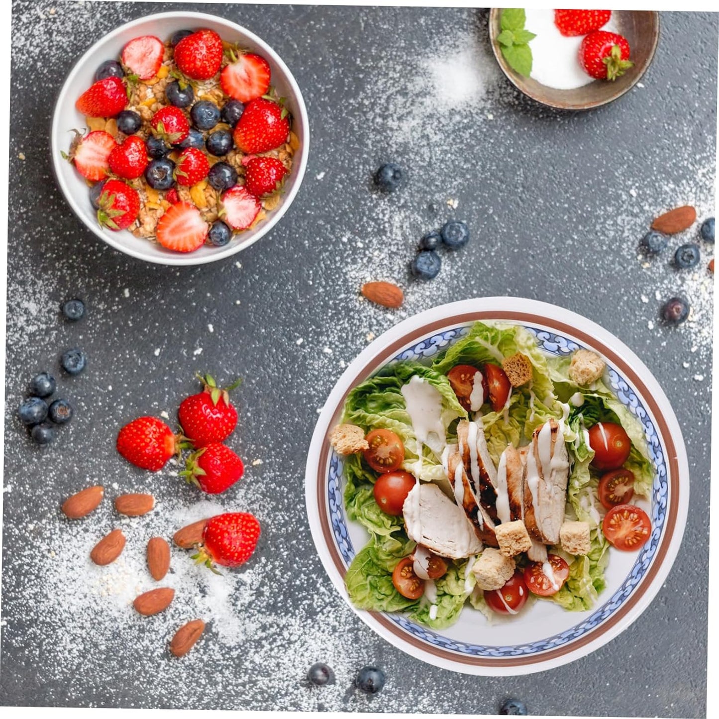 FELTECHELECTR Ramen Zeru Bego Salad Home Ramen Melamine Bowl Cup