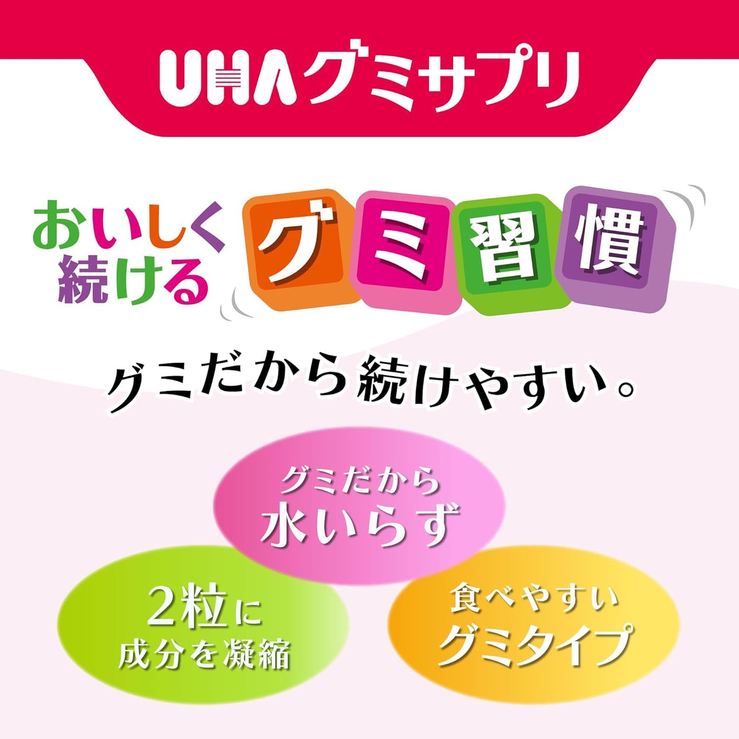 UHA Gummy Supplement, Lutein, Mixed Berry Flavor, 30-Day Supplement, 60 Tablets, 2 Tablets Per Day (Foods with Functional Claims), Improves Visibility by Reducing Blurring