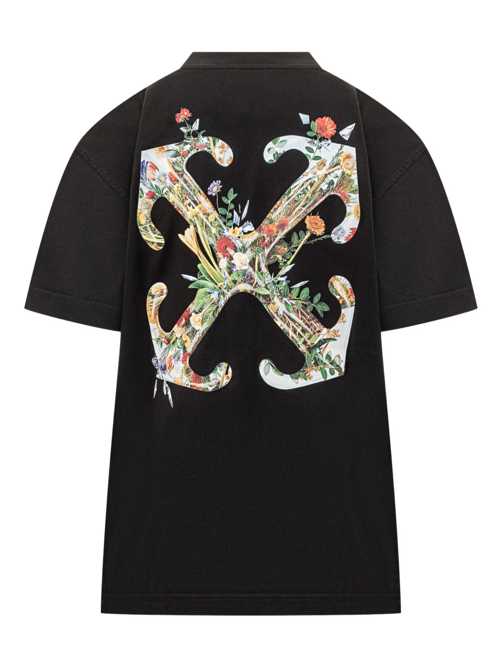Off オフホワイトアローグラスフラワーコットンTシャツ - Image 3