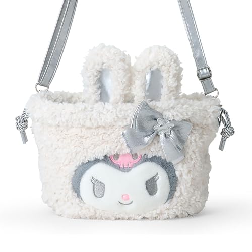 Sanrio 2-Way Drawstring Shoulder Bag (Fluffy Snow Rabbit)