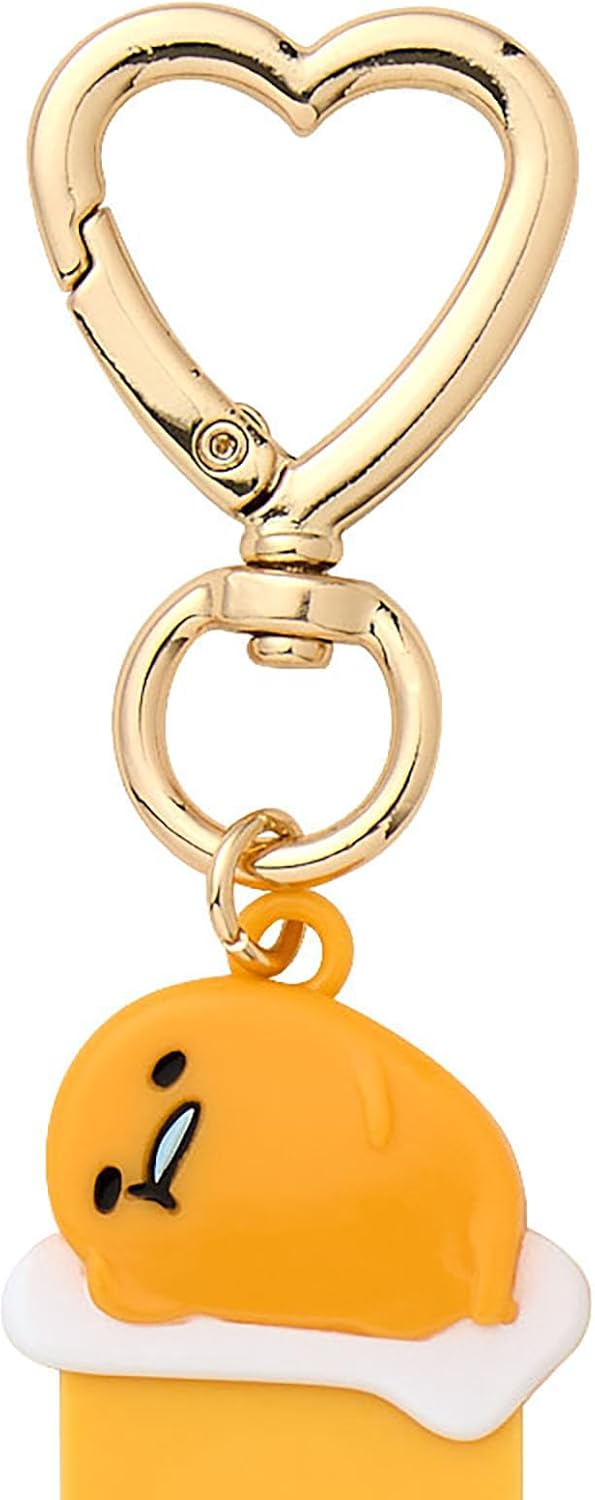 Sanrio 072273 Gudetama Custom Tag Charm ABS Resin Steel