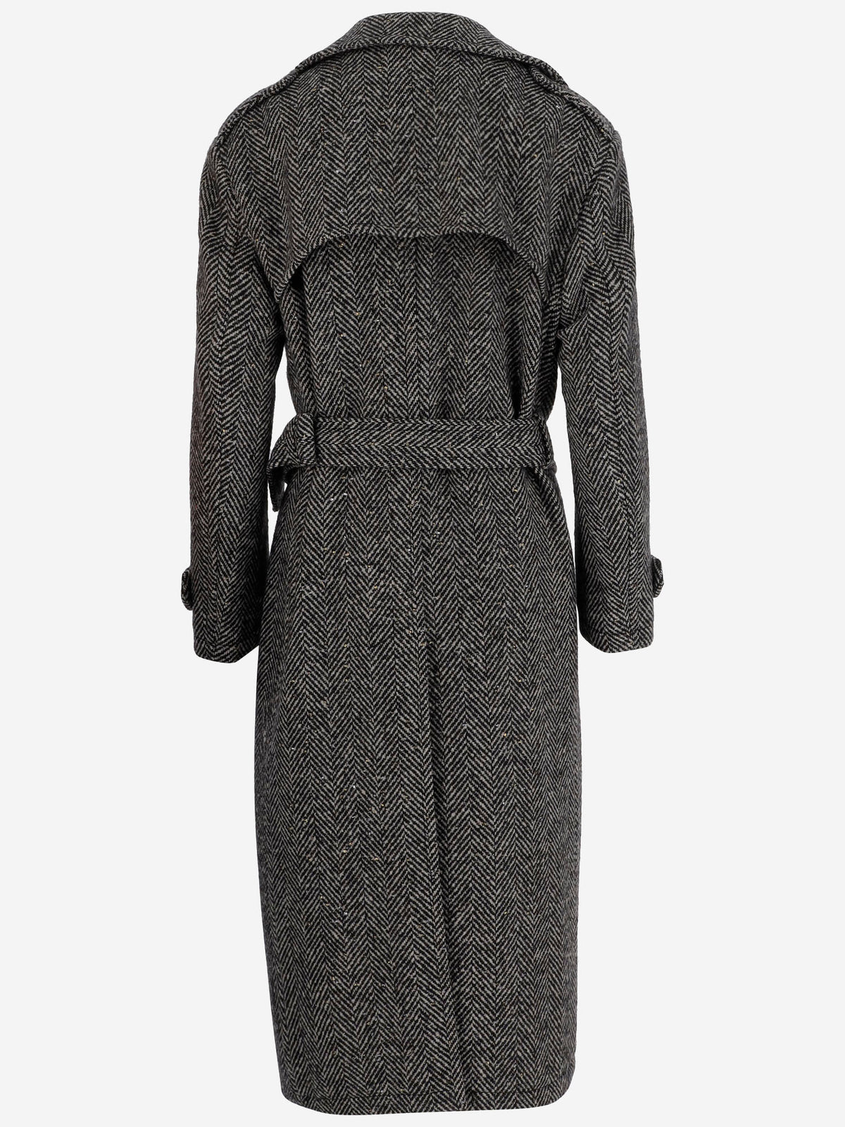 Tagliatore Tagliatoreウールブレンド二重胸部コート - Image 3