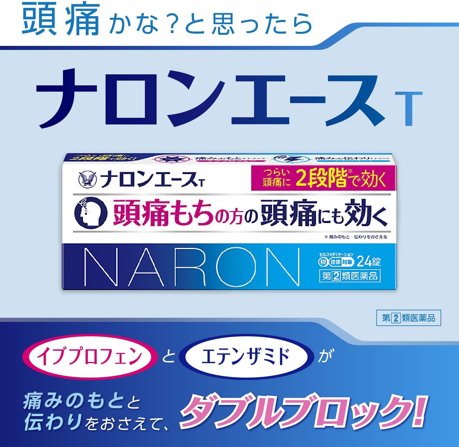 【指定第2類医薬品】ナロンエースT 84錠