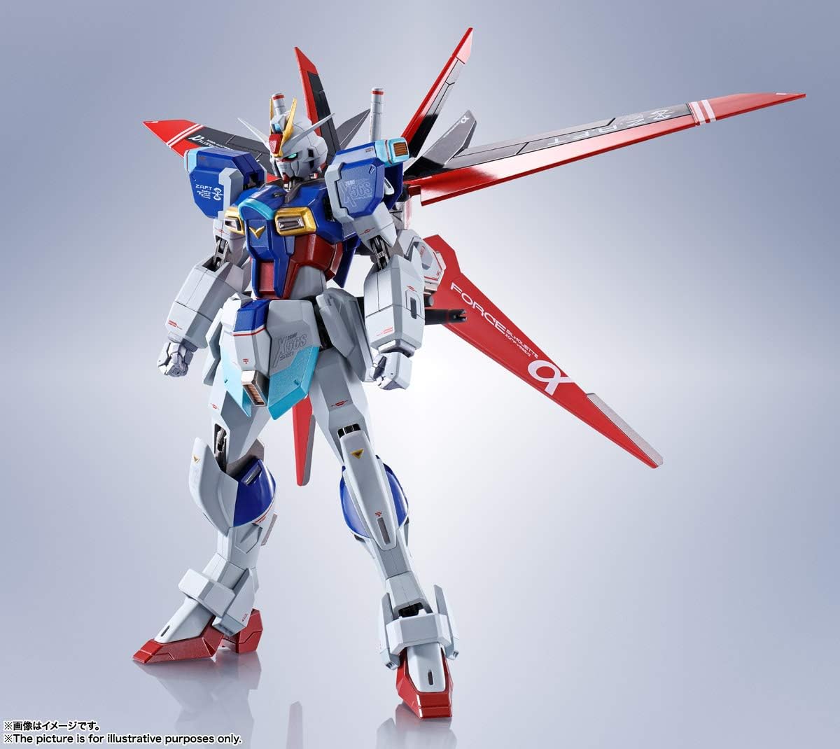 Metal Robot Spirits Mobile Suit Gundam SEED DESTINY Side MS Force Impulse Gundam, Approx. 5.5 inches (140 mm), ABS & PVC & Die Cast Pre-painted Action Figure