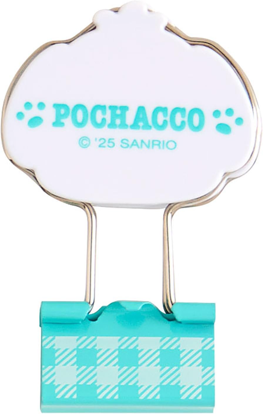 Sanrio 615510 Pochacco Double Clip, ABS Steel, Set of 3