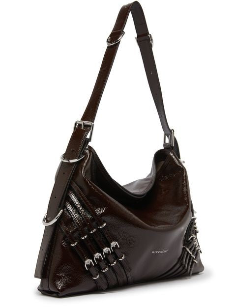 GIVENCHY ミディアム ヴォワイユー パテントレザー マルチバックル付き バッグ - Image 3