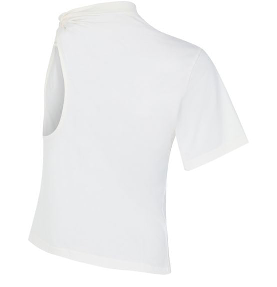 COURREGES Twist asymmetrical t-shirt - Image 3
