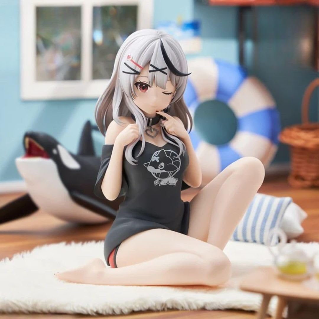 Holo 'Live #holo' Live IF -Relax Time - Sha Hanasha Kuroe Official Figure Goods Collection Approx. 4.7 inches (12 cm)