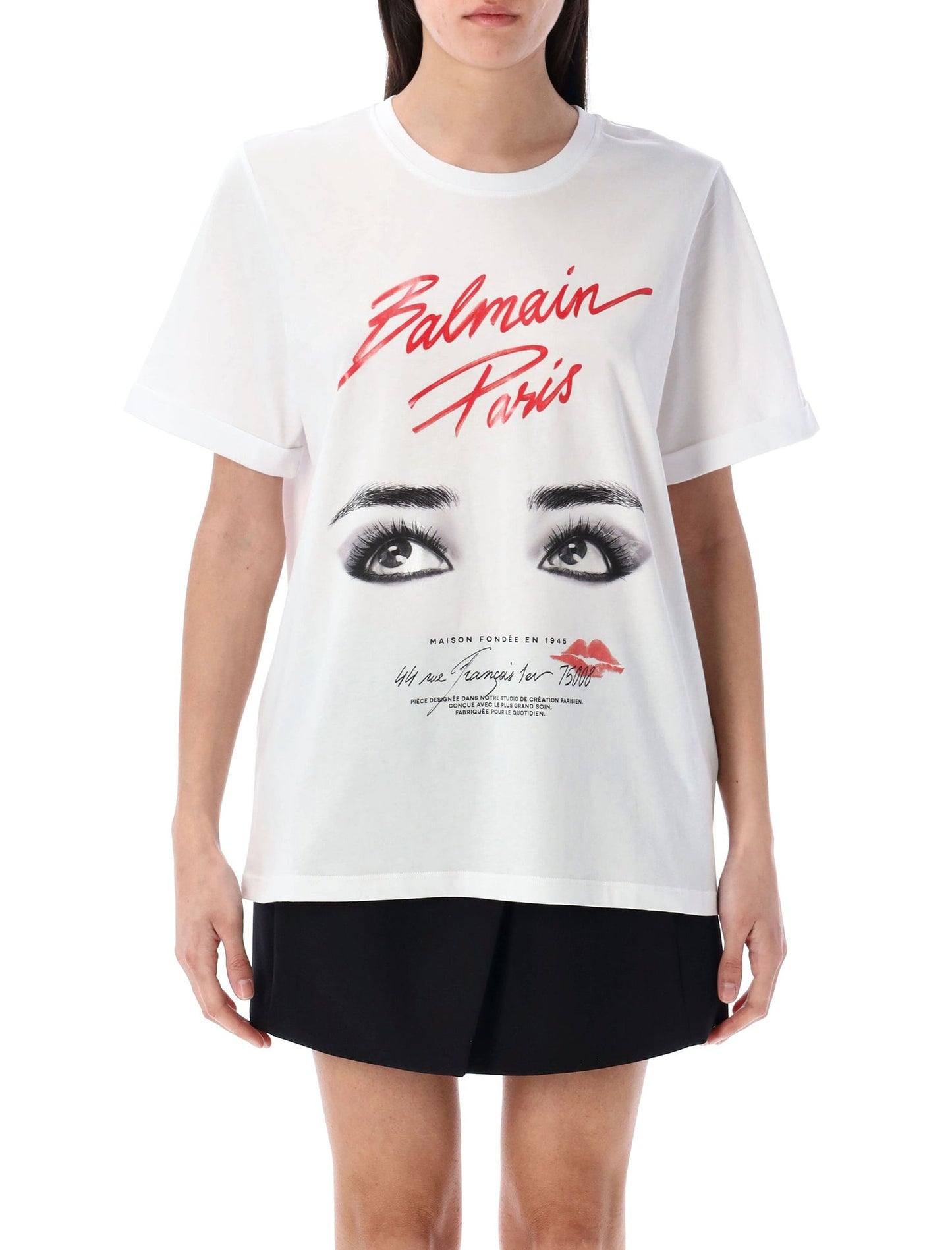 Balmain バルマンTシャツとポロスホワイト - Image 3