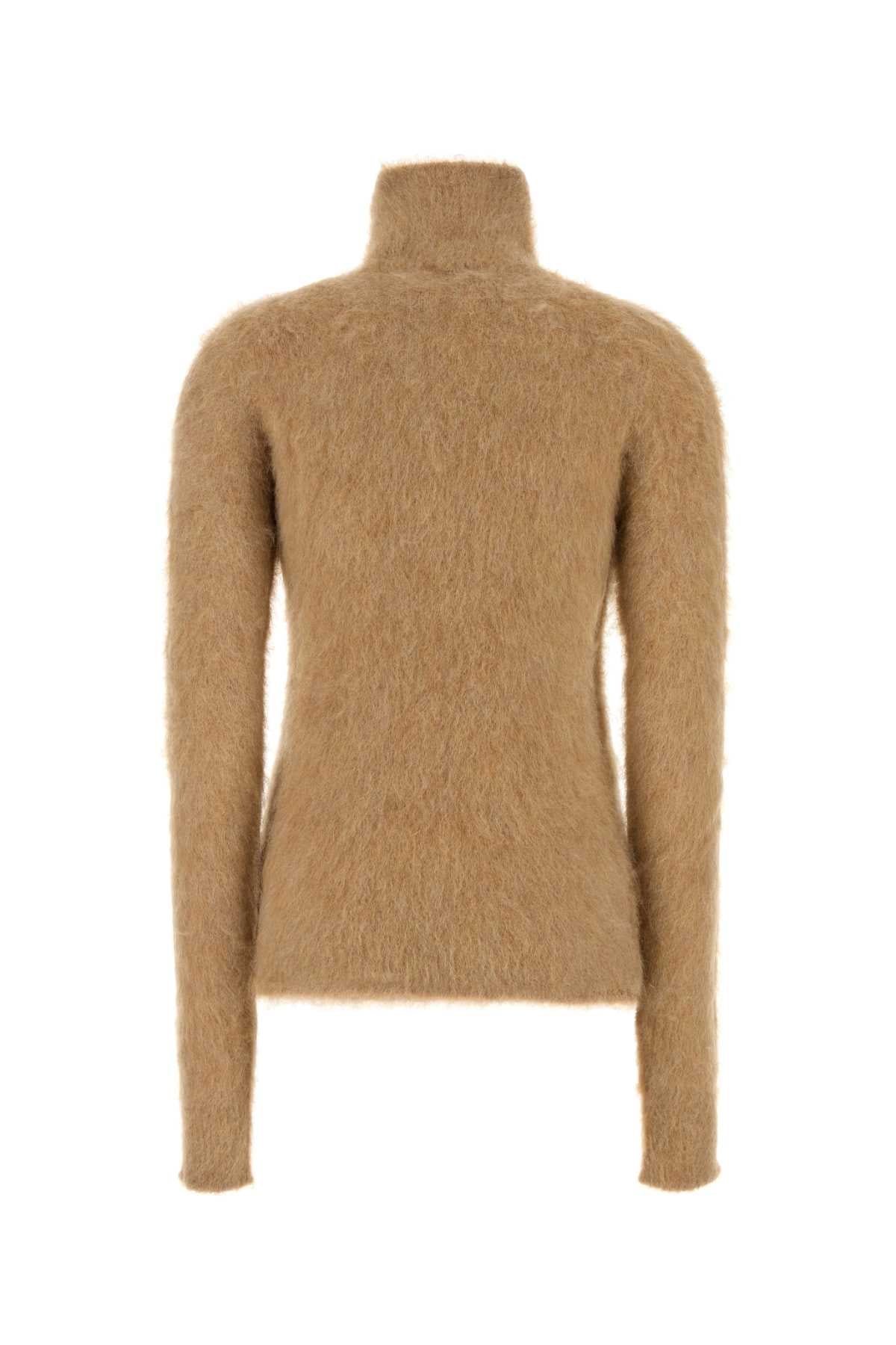 Sportmax SportMax Camel Stretch Alpaca Blend Elgar Sweater - Image 3