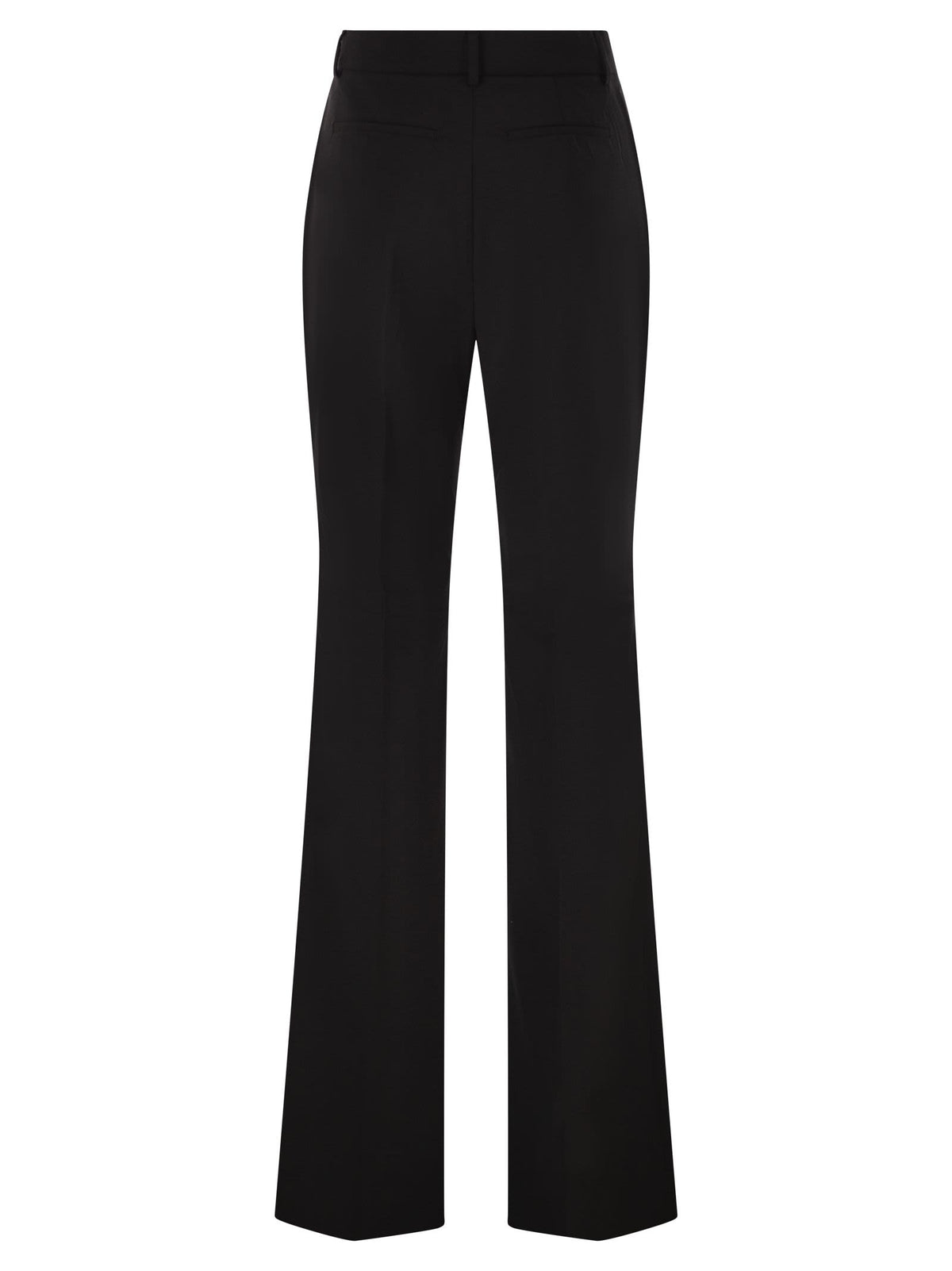 Sportmax SportMax格納庫の純粋なウールフレアズボン - Image 3