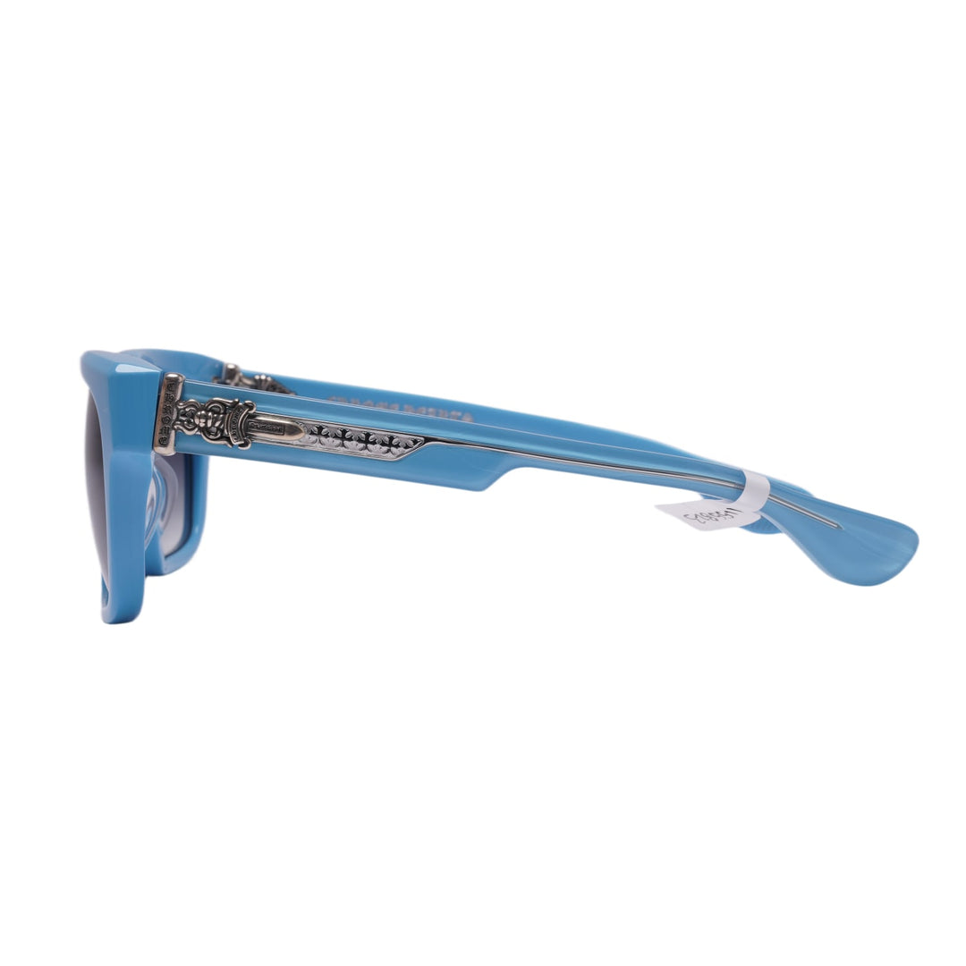 CHROME HEARTS 'BLUE/SILVER' BOX OFFICER SUNGLASSES