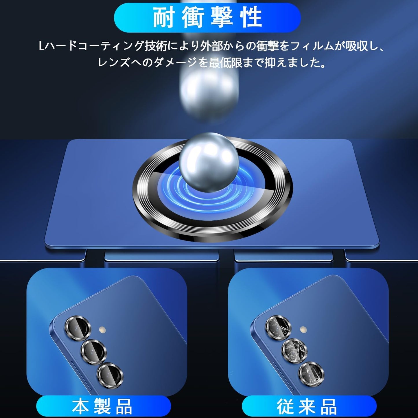 [Set of 2] Compatible with Galaxy S25 Camera Film, 2 Compatible Galaxy S25 Camera Lens Protective Cover, Aluminum Alloy + AR High Transmittance, Tempered Glass, Camera Protective Film, Black Edging,