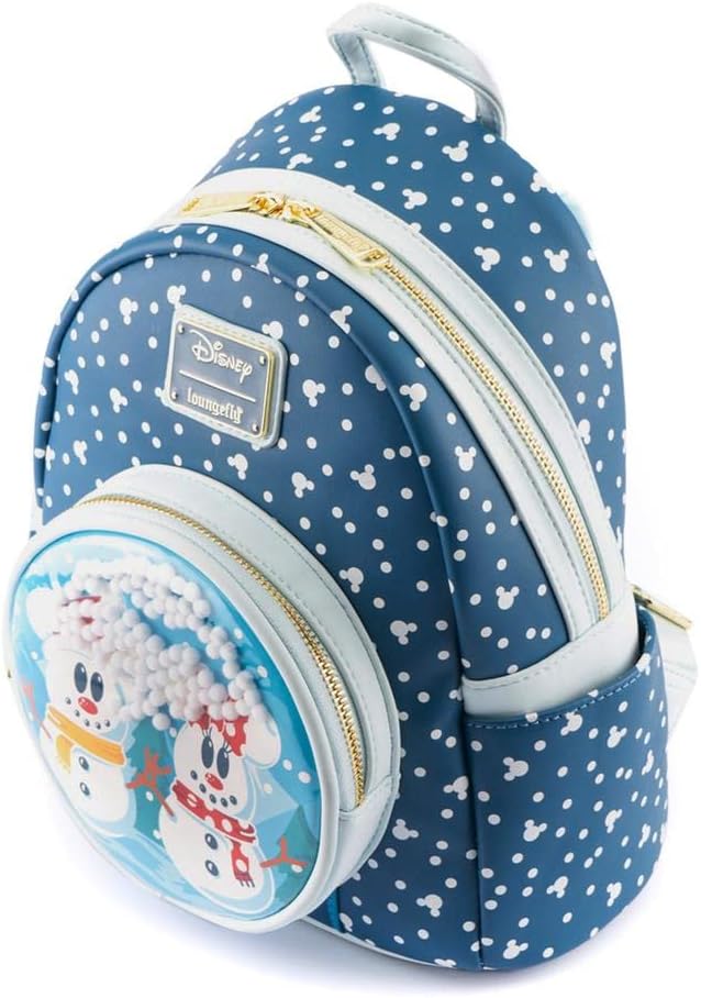 Mochila Mickey Minnie Snowman Disney Loungefly 26 cm