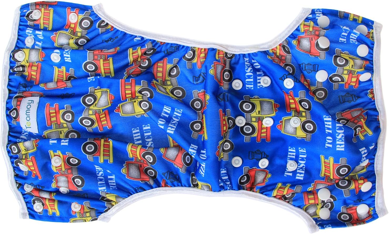 TEAMOY Swim Pants, 2 Piece Set, Newborn - 3 Years Old, Adjust Size With Buttons, Waterproof Outer Layer, Polyester Mesh Inner Layer, Diaper Cover, For Swimming Lessons, Park, Beach, Spa