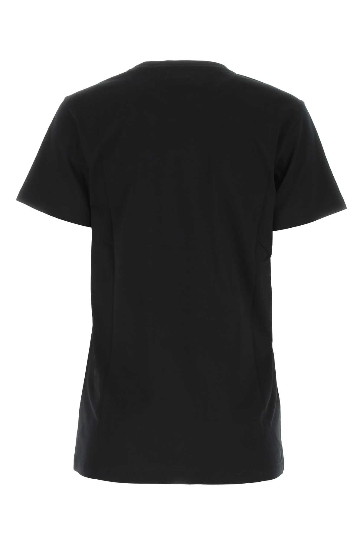 Marant イザベル・マラン・エトワイル・ブラック・コットン・アビ・Tシャツ - Image 3
