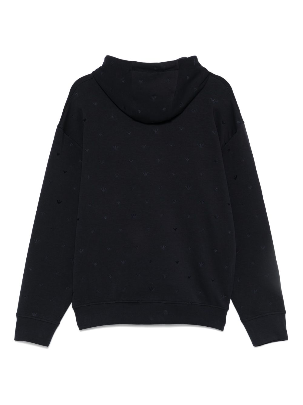 Emporio Emporio Armani Allover Logo Cotton Sweatshirt - Image 3