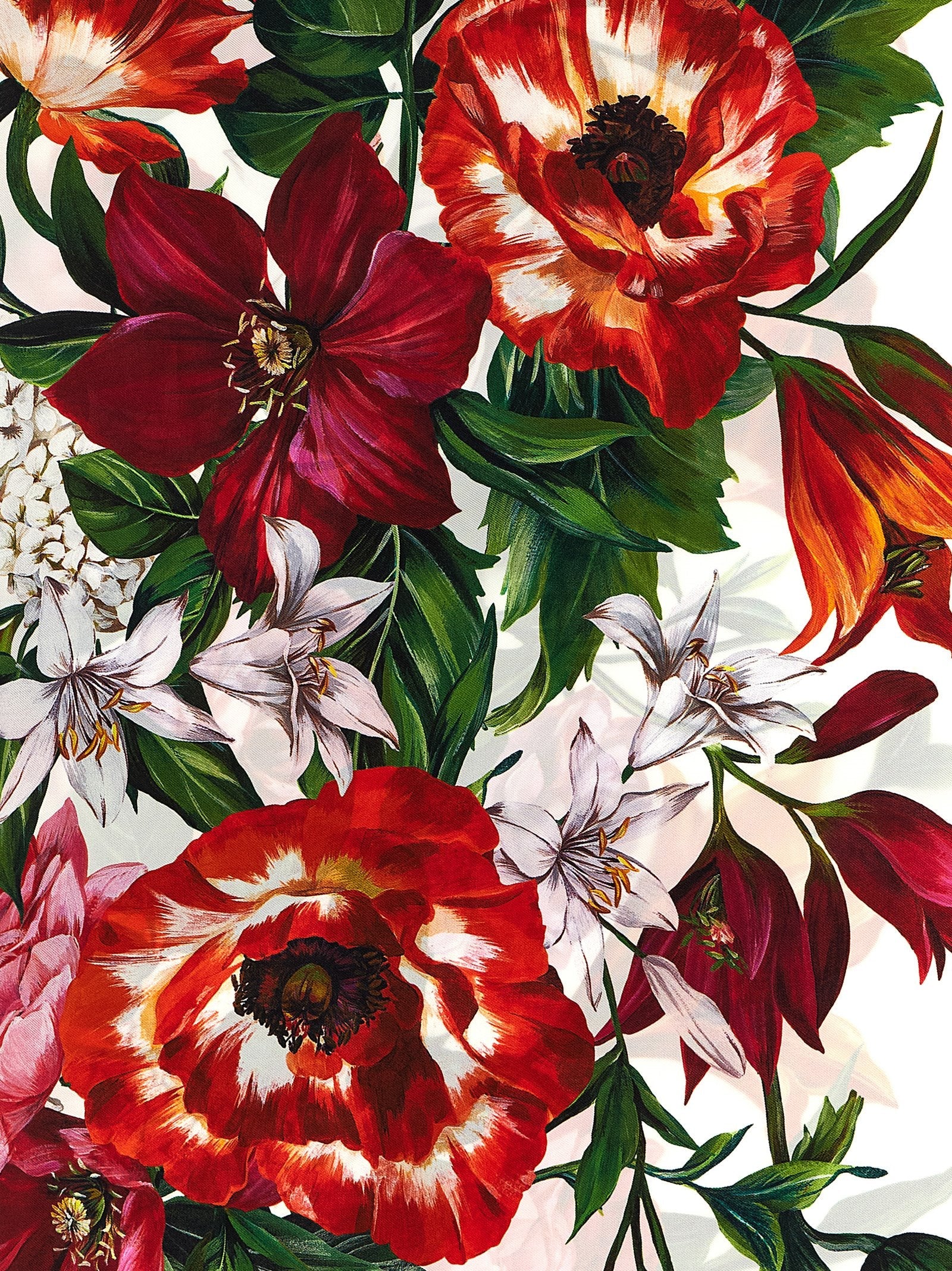 Dolce  Gabbana ドルチェ＆ガッバーナ花柄のプリントスカーフ - Image 3