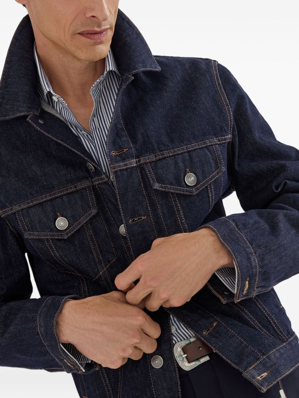 Brunello Brunello Cucinelli Cotton Shird - Image 3