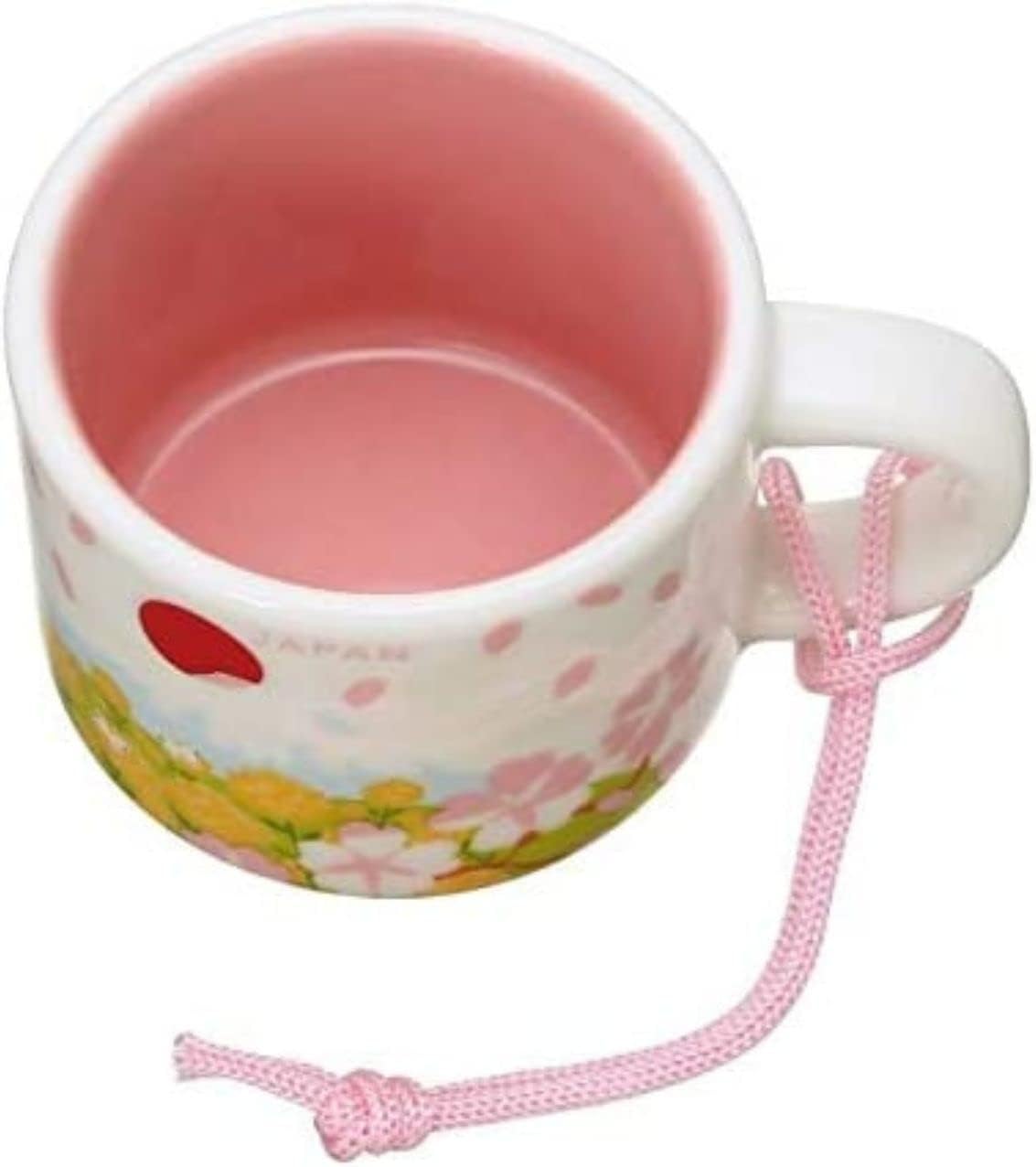 Starbucks Staba You Are Here Collection Mug Japan Spring 2.0 fl oz (59 ml), Japanese Exclusive, Local Cup, Japanese Style, Sakura, Japanese Flowers, Mt. Fuji Koinobori, Daruma, Sushi, Pottery, Coffee