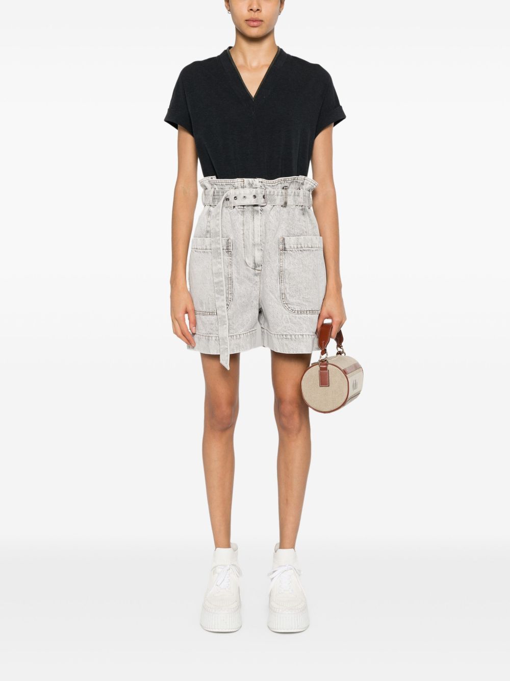 Brunello Cucinelli Cotton V Necked Tシャツ - Image 3