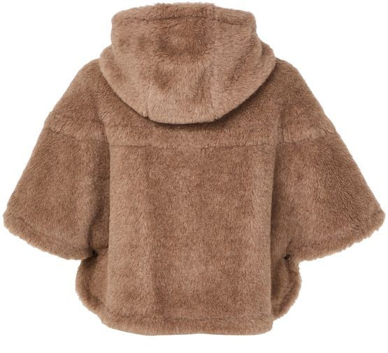MAX MARA Petalo Teddy cape - Image 3