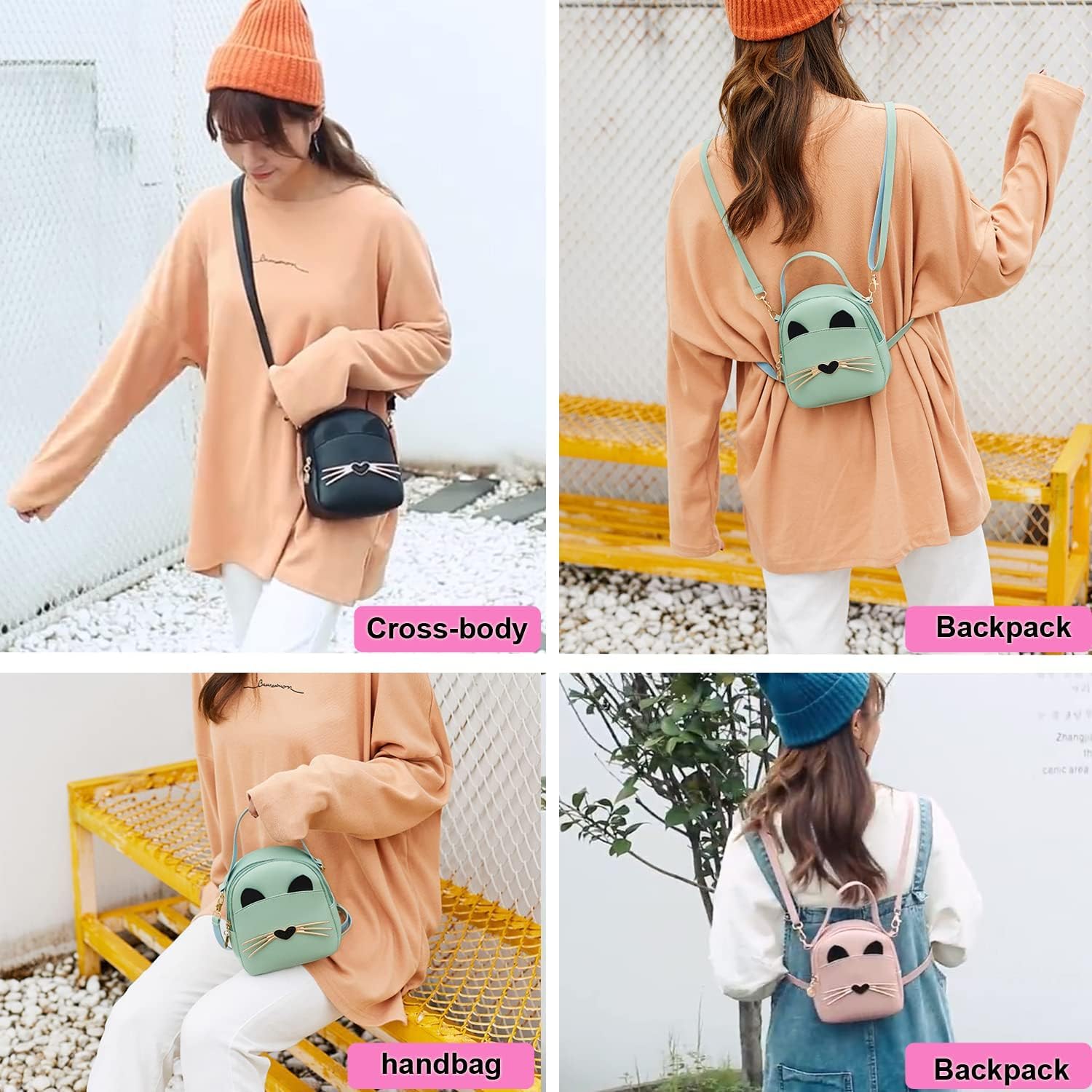 Girls Princess Shoulder Bag, Fashionable Mini Shoulder Bag Nice Small Handbags Shoulder Bags Little Girl Birthday Christmas Gift (Pink)