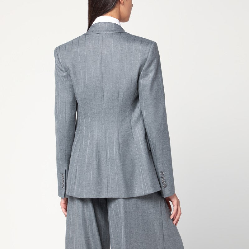 The アンダマンシャノングレーは、二重胸部ジャケットを伸ばしました - Image 3