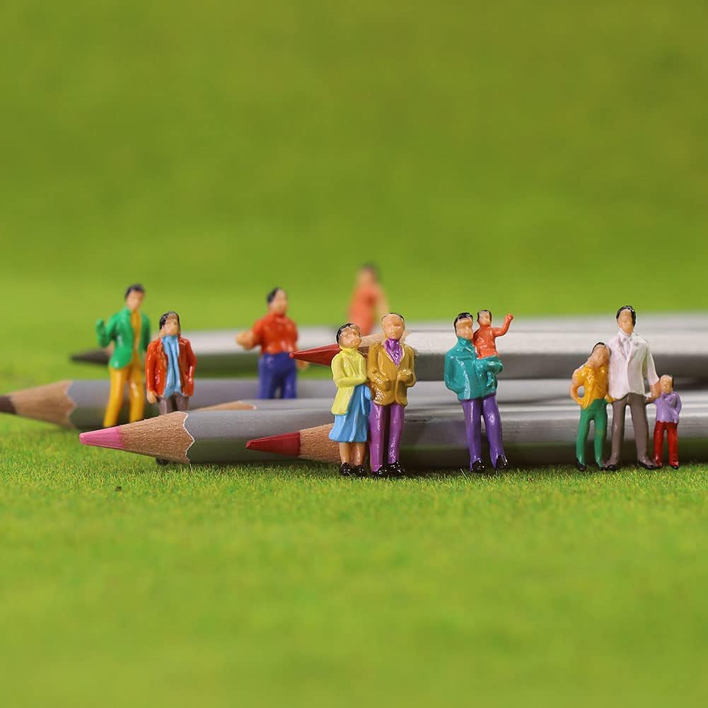 Scene Collection, Human, Doll, People, Painted People, 1:87-100, Box Garden, Decoration, Railway Model, Building Model, Diorama, Education, DIY
